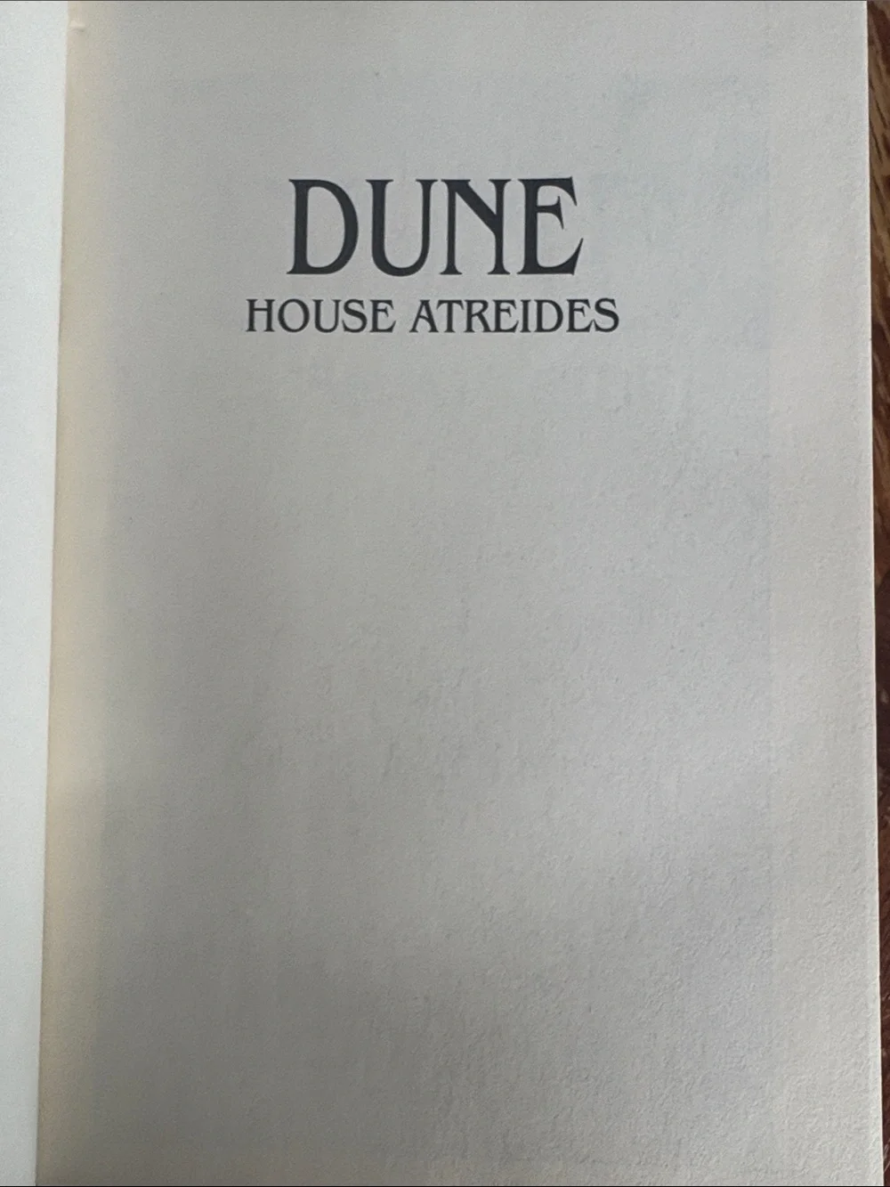 Dune: House Atreides Hardcover Book - Blue and Yellow